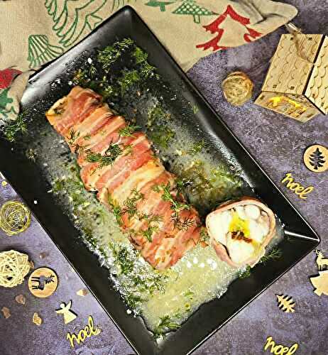 Rôti de lotte farci