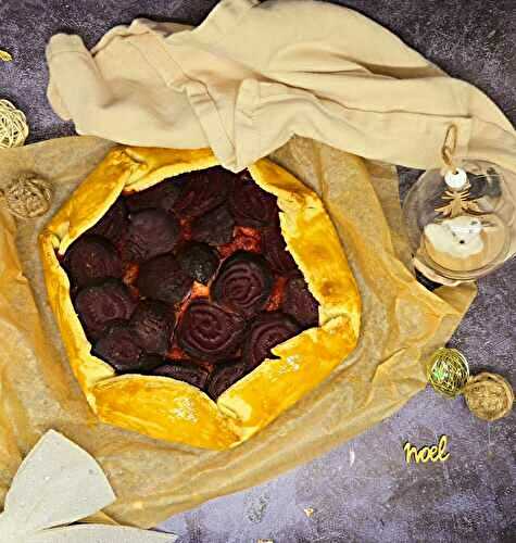 Tarte rustique à la betterave