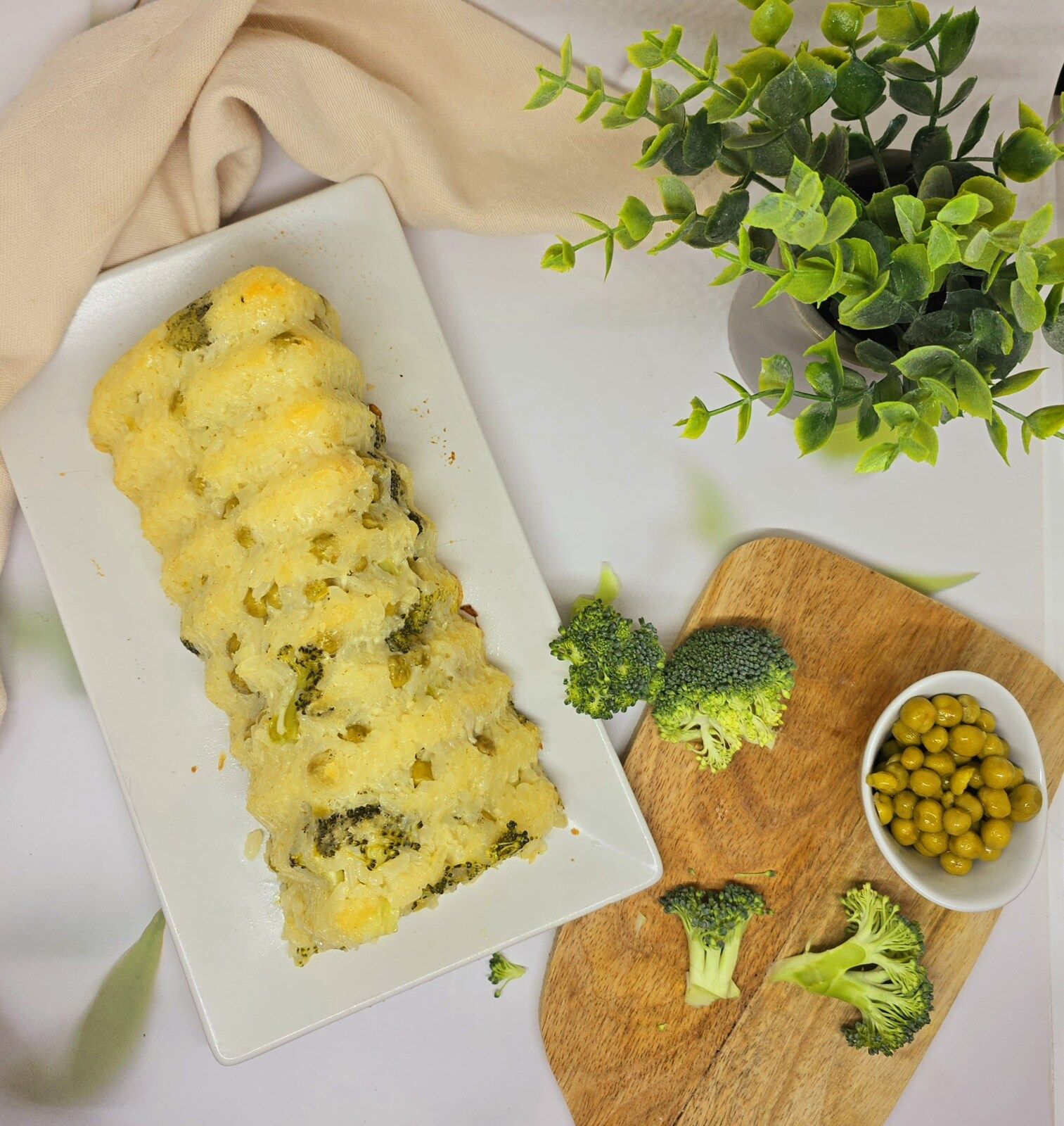 Gâteau de riz aux légumes