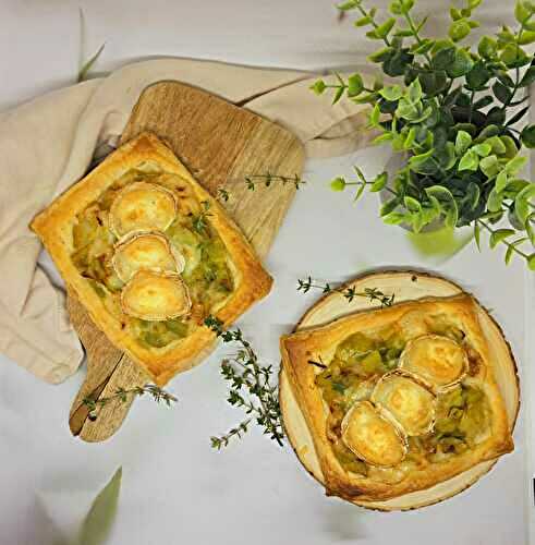 Tartelettes poireaux et chèvre