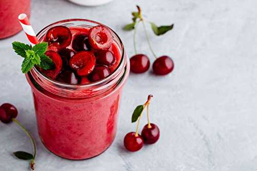 Smoothie aux Cerises