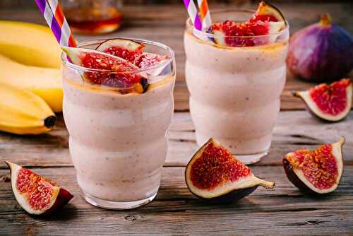 Smoothie Banane Figue et Vanille