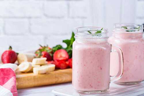 Smoothie Douceur de Fraise et Banane