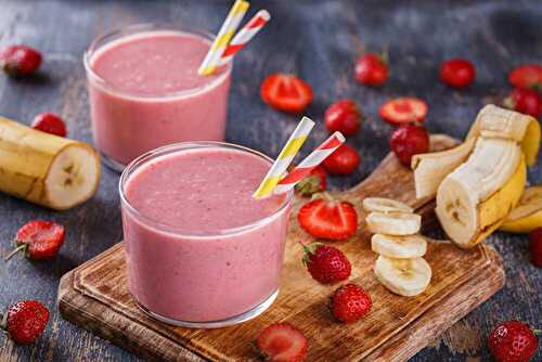 Smoothie Doux Fraise Banane