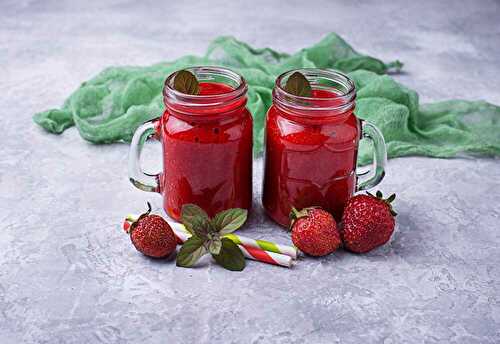 Smoothie Fraise Vinaigré Classique