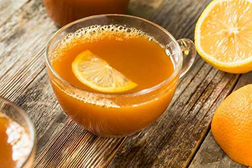 Jus d'Orange Chaud et Epicé