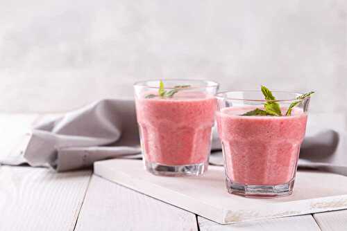 Smoothie de Fraise au Lait d'Amande