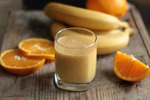 Smoothie Orange banane miel