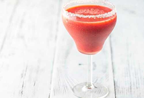 Virgin Margarita Fraise : Recette du cocktail Virgin Margarita Fraise