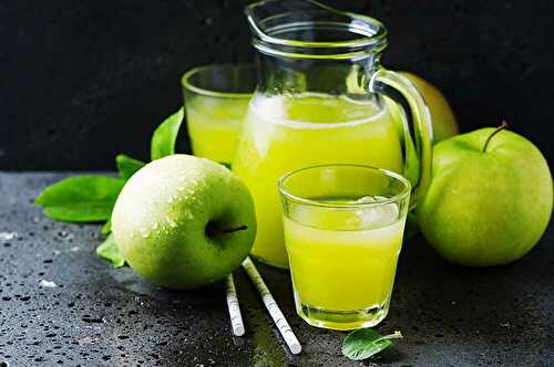 Jus de Pomme Verte et Citron