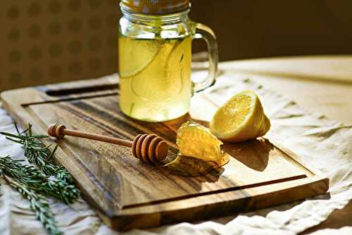Punch sans alcool citron miel