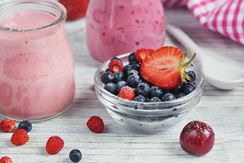 Smoothie aux Fruits Rouges