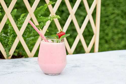 Smoothie Fraise et Amandes