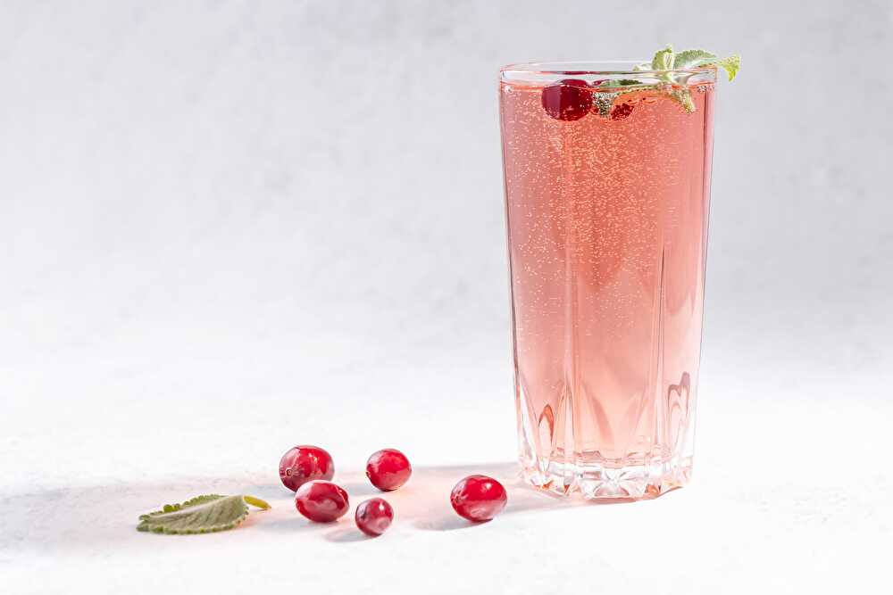 Framboise Cranberry Fizz