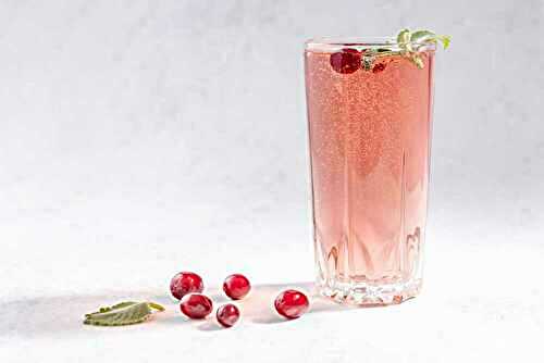 Framboise Cranberry Fizz