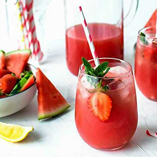 Limonade Pastèque et Fraise