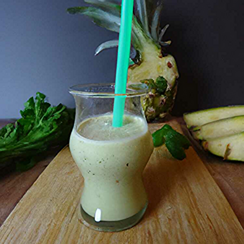 Smoothie ananas-persil