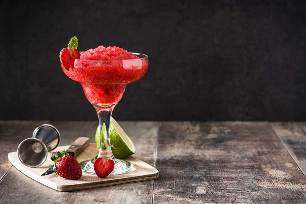 Margarita aux Fraises Gelées