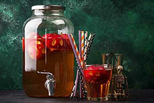 Cocktail sans alcool Fantôme d'Halloween : Douceur Pomme-Limone