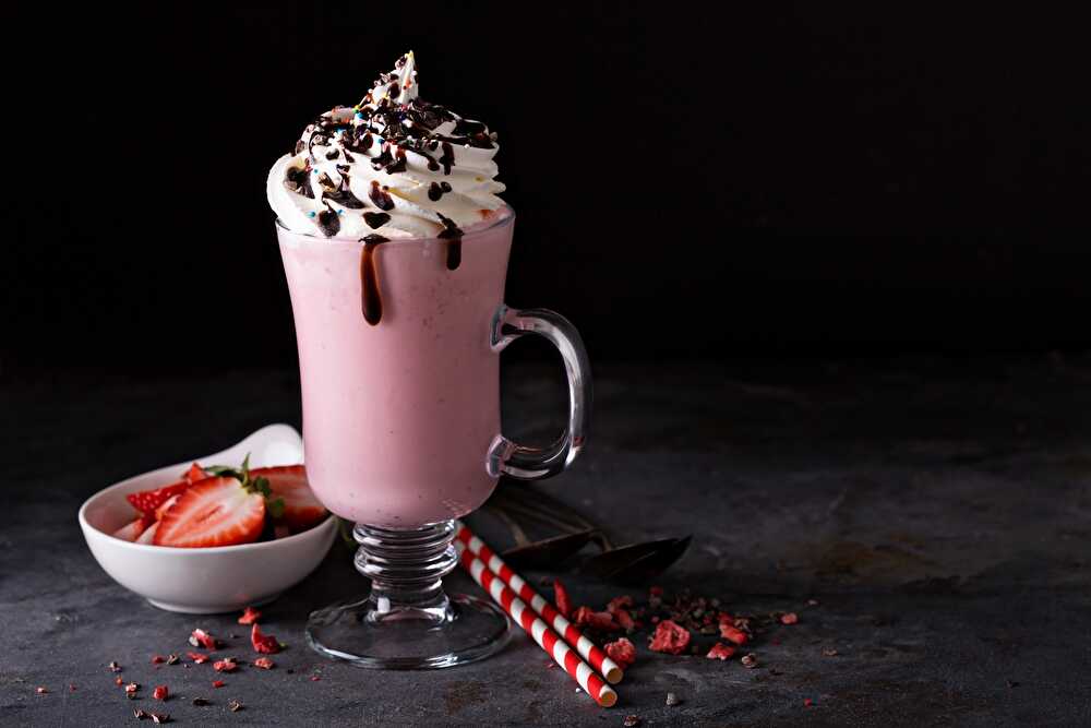 Milkshake Douceur : Fraise et Chocolat Blanc