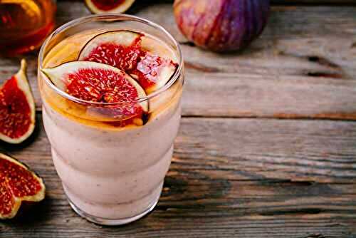 Smoothie matinal aux figues et au miel