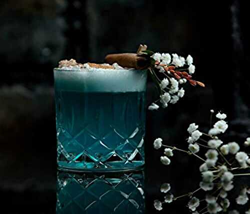 Cocktail Tropical Bleu Azur