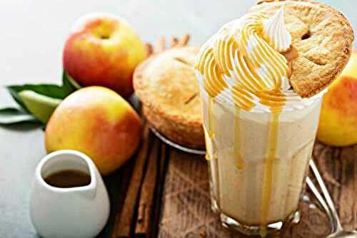 Milkshake à la Tarte aux Pommes Caramélisées : Un Doux Rappel des Saveurs d'Antan