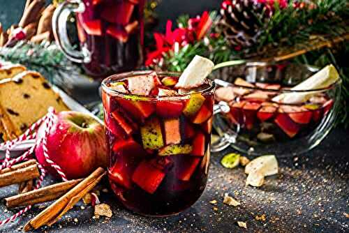 Punch chaud de Noël aux fruits d'hiver