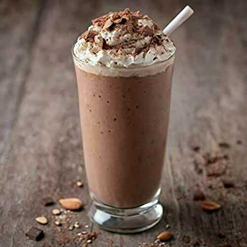 Milkshake au Chocolat et lait d'amandes