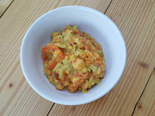 Dhal de lentilles corail