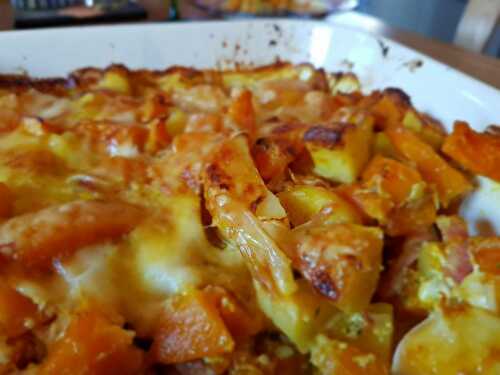 Gratin butternut et patates