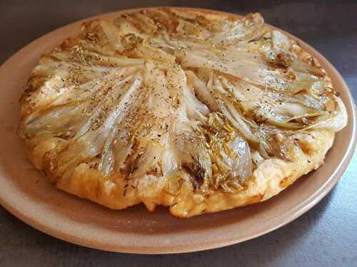 Tarte tatin aux endives et chavignol