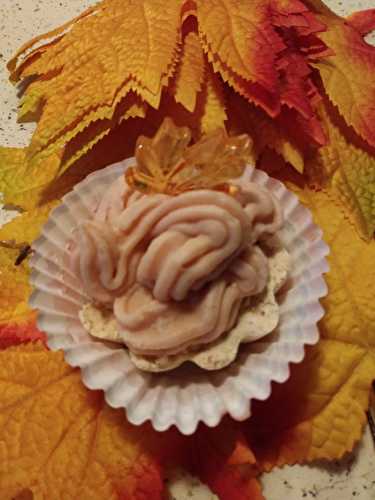 Cup cake de bain d'automne au crémage en karité