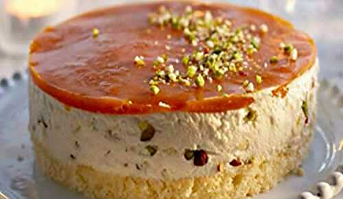 Bavarois nougat abricots