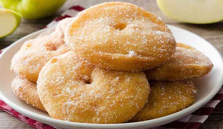 Beignets aux pommes au four