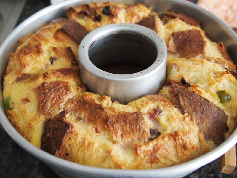 Brioche pudding au caramel beurre salé