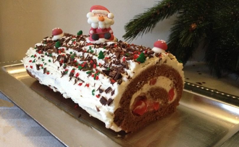 Bûche De Noël Façon Forêt Noire