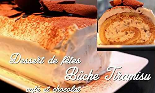 Bûche tiramisu de Noël au Thermomix