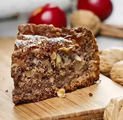 Cake marbré aux pomme et à la cannelle WW