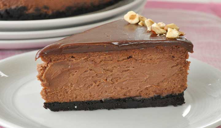 Cheesecake au Nutella et Noisettes