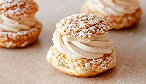 Choux chantilly et ganache au chocolat