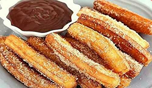 Churros croustillants et légers