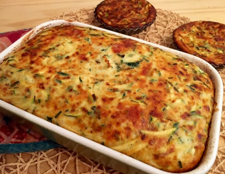 Clafoutis aux Courgettes et Saumon WW