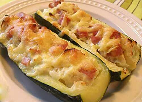 Courgettes Farcies au Jambon et Skyr WW