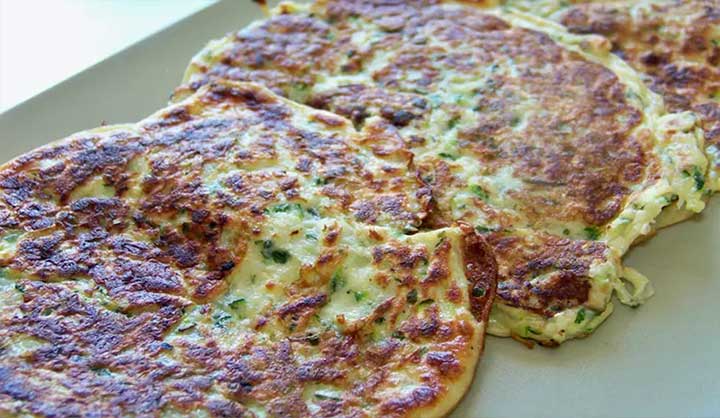 Crêpes de courgette