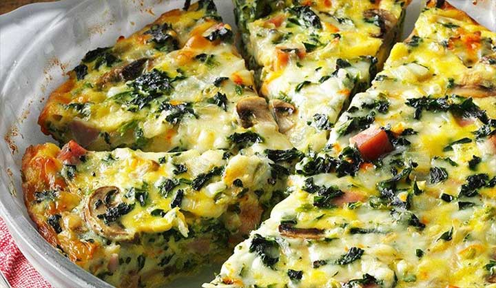 Délicieuse quiche aux épinards sans croûte qui rend fou les gourmands