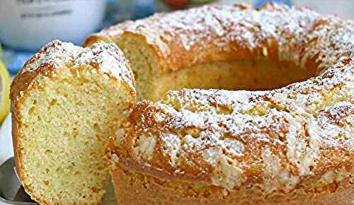 Doux gâteau au citron