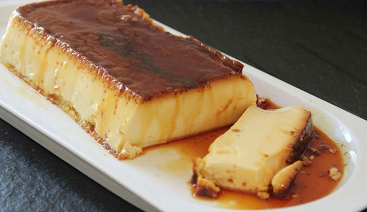 Flan aux œufs à la vanille et au caramel