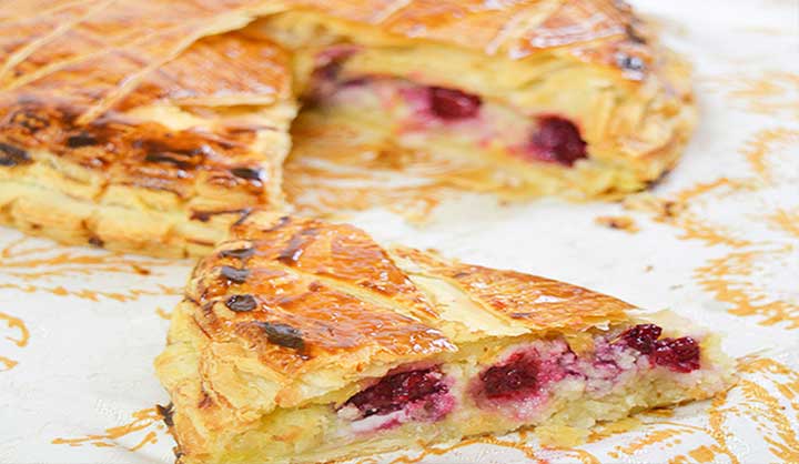 Galette des Rois framboises et yaourt