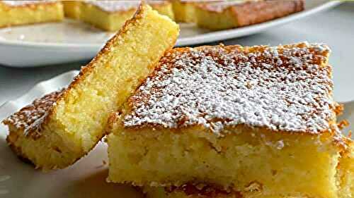 Gâteau à la noix de coco et au citron délicieusement parfumé